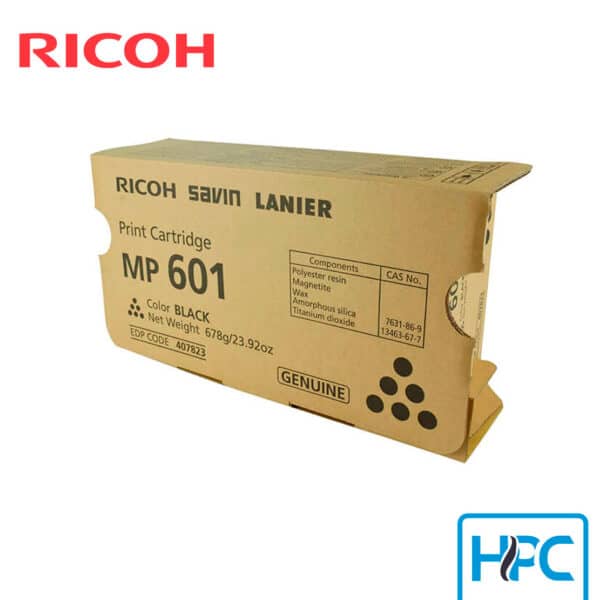 Toner Ricoh Negro 407823 para MP 601SPF, MP 601SP, MP 5310DN