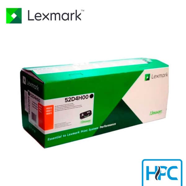 Toner Lexmark Negro Alto Rendimiento 52D4H00 para MS810, MS811, MS812