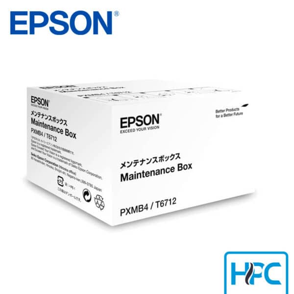 Caja de Mantenimiento Epson T671200 para WorkForce Pro WF-R5690, WF-R5190
