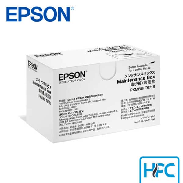 Caja de Mantenimiento Epson T671600 para WorkForce Pro WF-C5290, WF-C5790