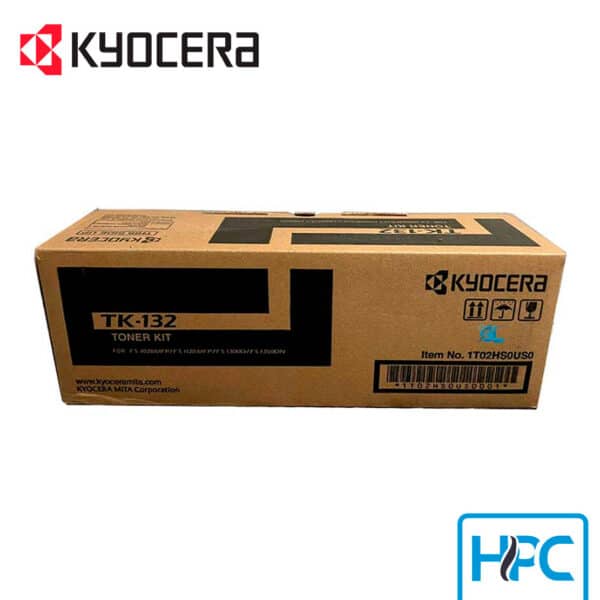 Toner Kyocera Negro TK-132 para FS-1300D, FS-1350DN, FS-1028MFP