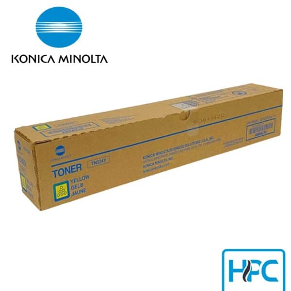 Tóner Konica Minolta TN-324Y original Yellow Bizhub C368