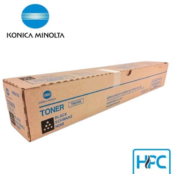 Tóner Konica Minolta TN-514K original Negro Bizhub C458