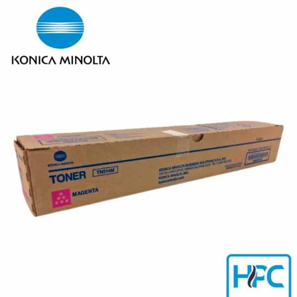 Tóner Konica Minolta TN-514M original Magenta Bizhub C458
